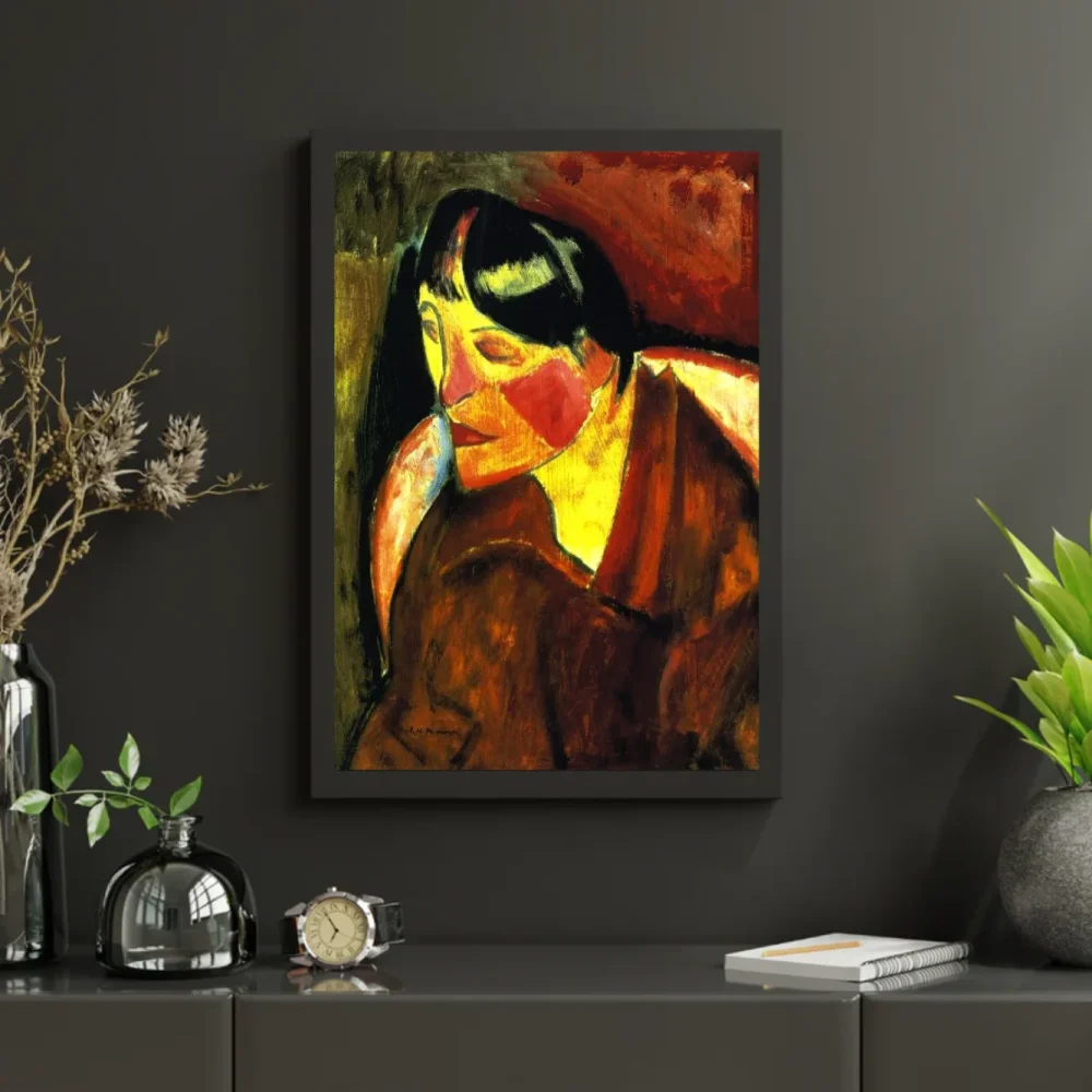 Pintar por números Cabeza de mujer - Alfred Henry Maurer – foto 3