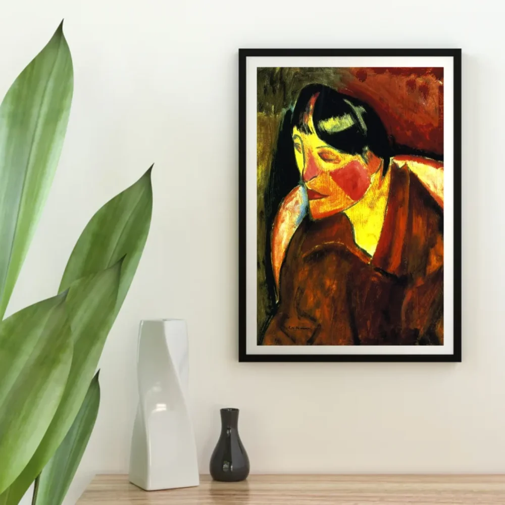 Pintar por números Cabeza de mujer - Alfred Henry Maurer – foto 4