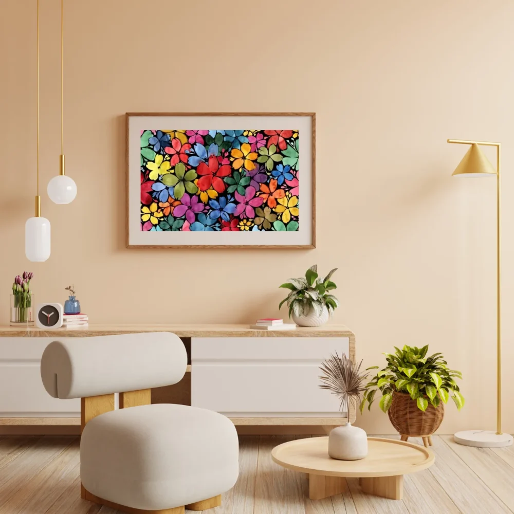 Pintar por números Caleidoscopio de flores – foto 4