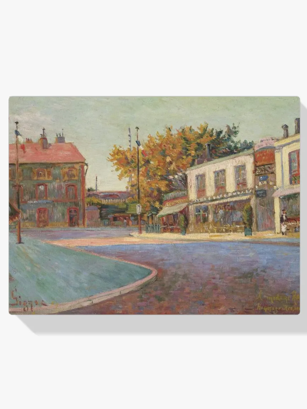 Pintar por números Calle de la Estación, Asnières