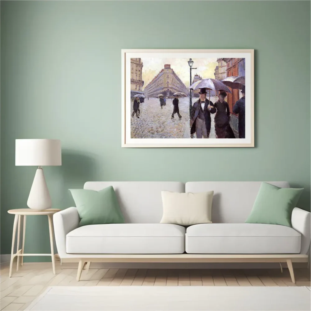 Pintar por números Calle de París, día lluvioso, estudio – foto 4