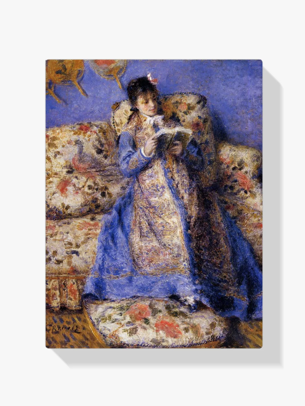 Pintar por números Camille Monet leyendo
