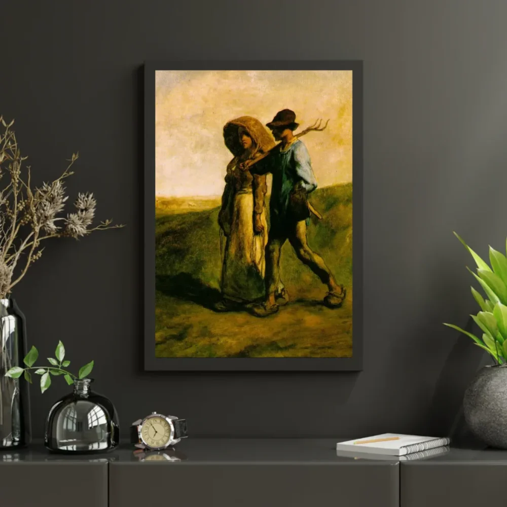 Pintar por números Camino del trabajo, Le Départ pour le travail – foto 3