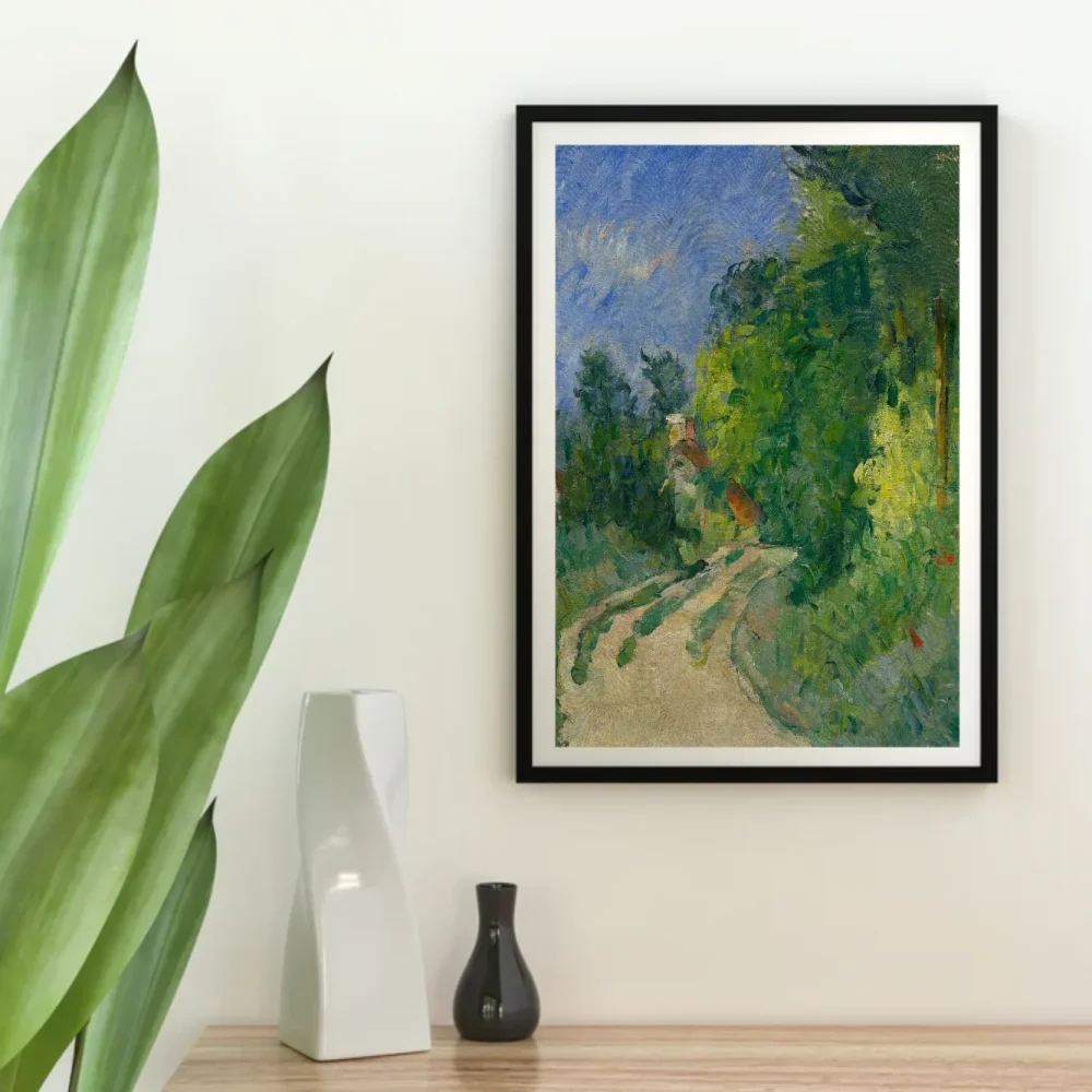 Pintar por números Camino en curva por el bosque – foto 4
