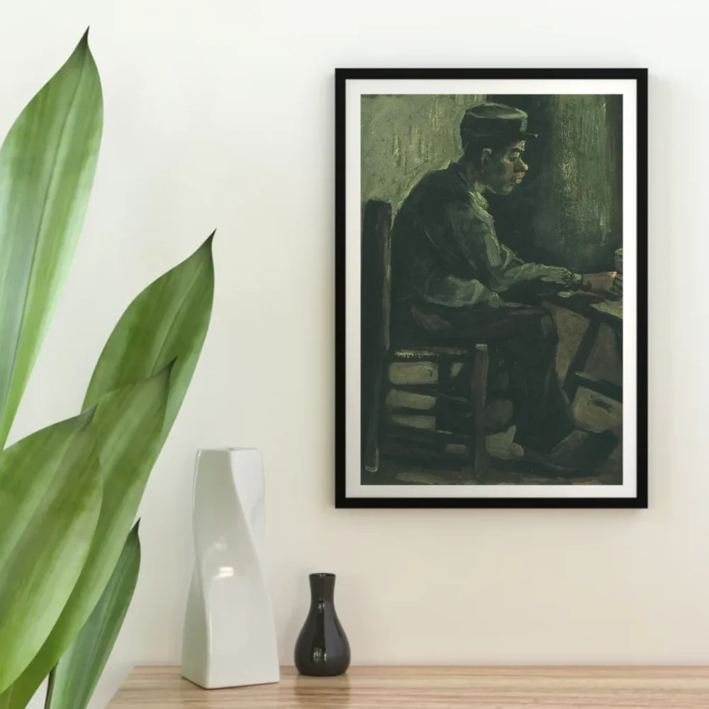 Pintar por números Campesino sentado a una mesa – foto 4