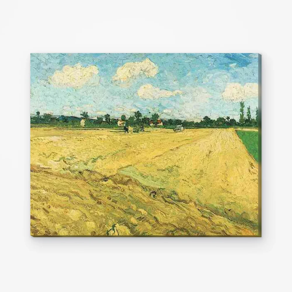 Pintar por Números - Campo arado - Van Gogh