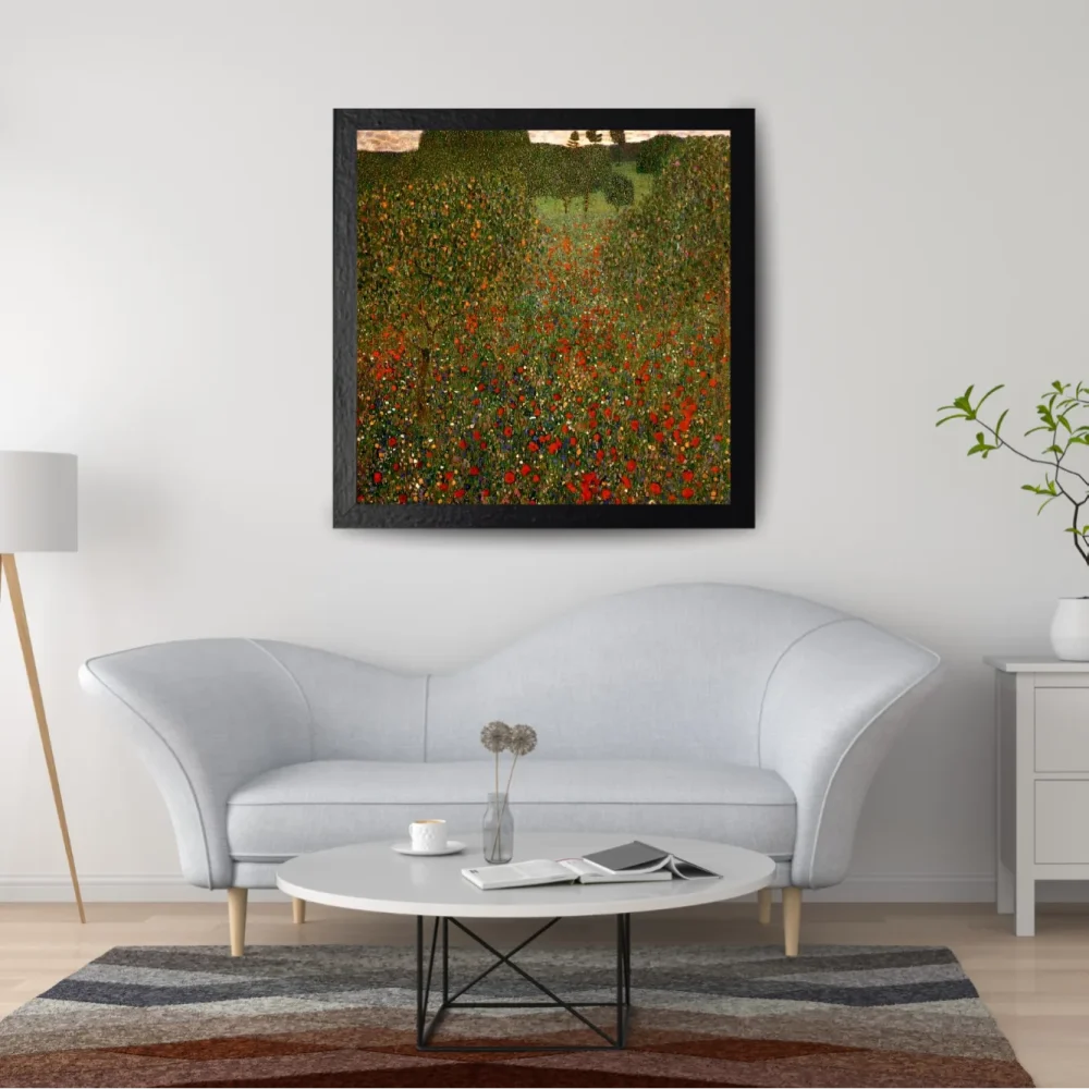 Pintar por números Campo de amapolas - Gustav Klimt – foto 2