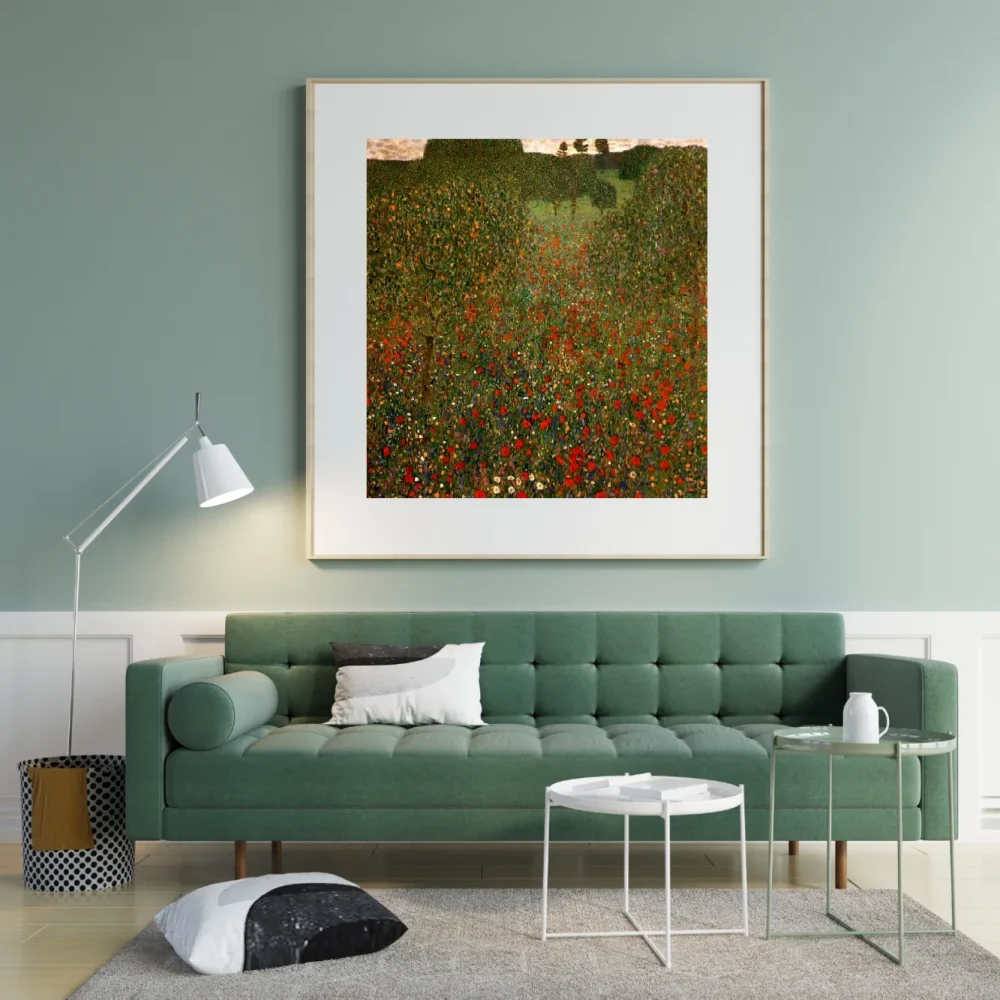 Pintar por números Campo de amapolas - Gustav Klimt – foto 3