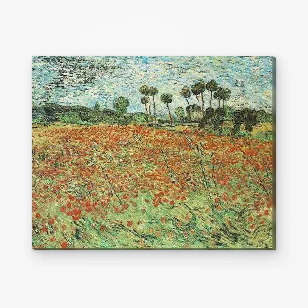 Pintar por Números - Campo de amapolas - Van Gogh