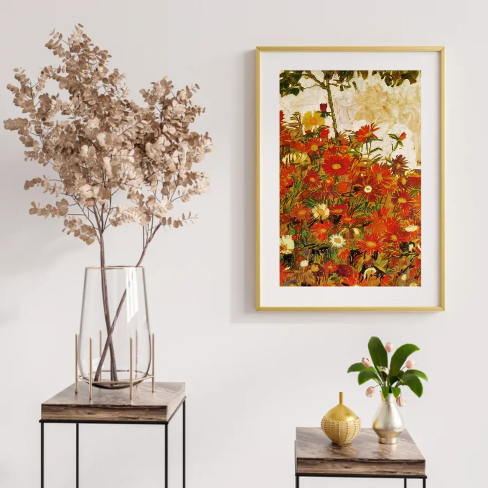 Pintar por números Campo de flores - Egon Schiele – foto 2
