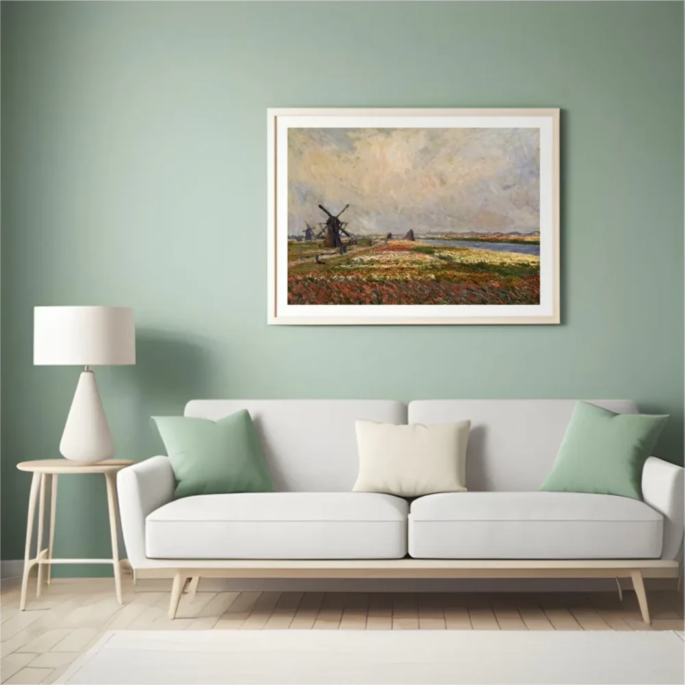 Pintar por números Campos de tulipanes y molinos cerca de Rijnsburg – foto 4