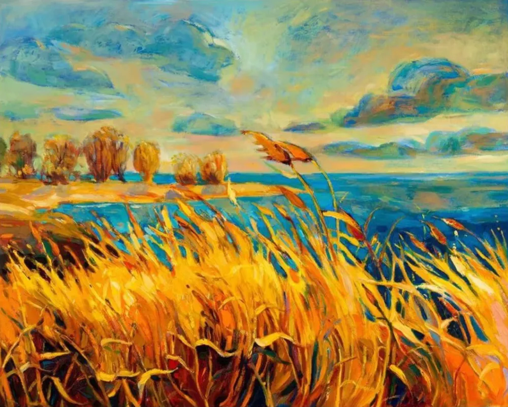 Pintar por números Campos dorados – foto 2