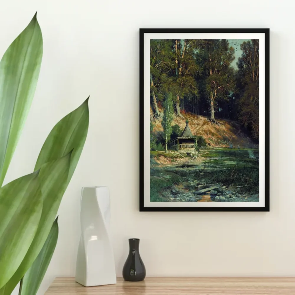 Pintar por números Capilla en el bosque – foto 4