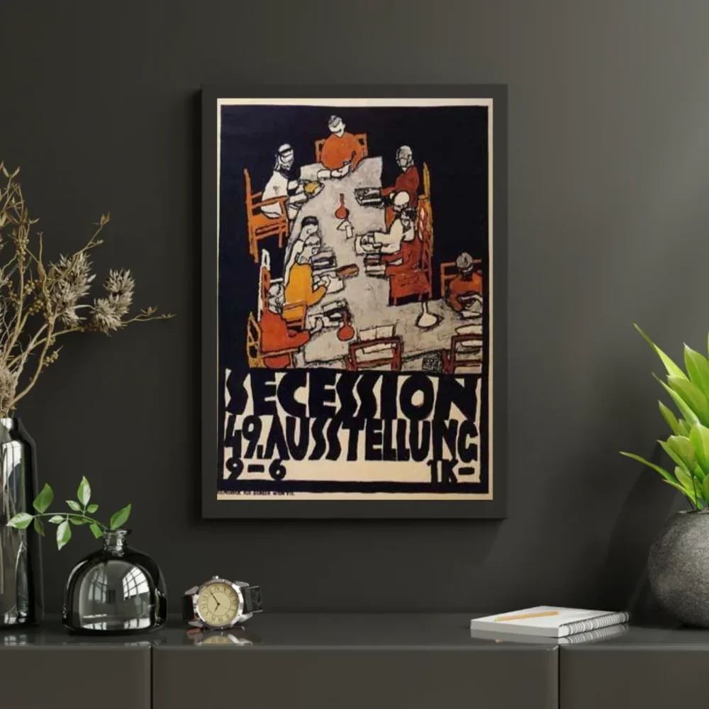 Pintar por números Cartel de la 49.ª exposición de la Secesión, 1918 – foto 3