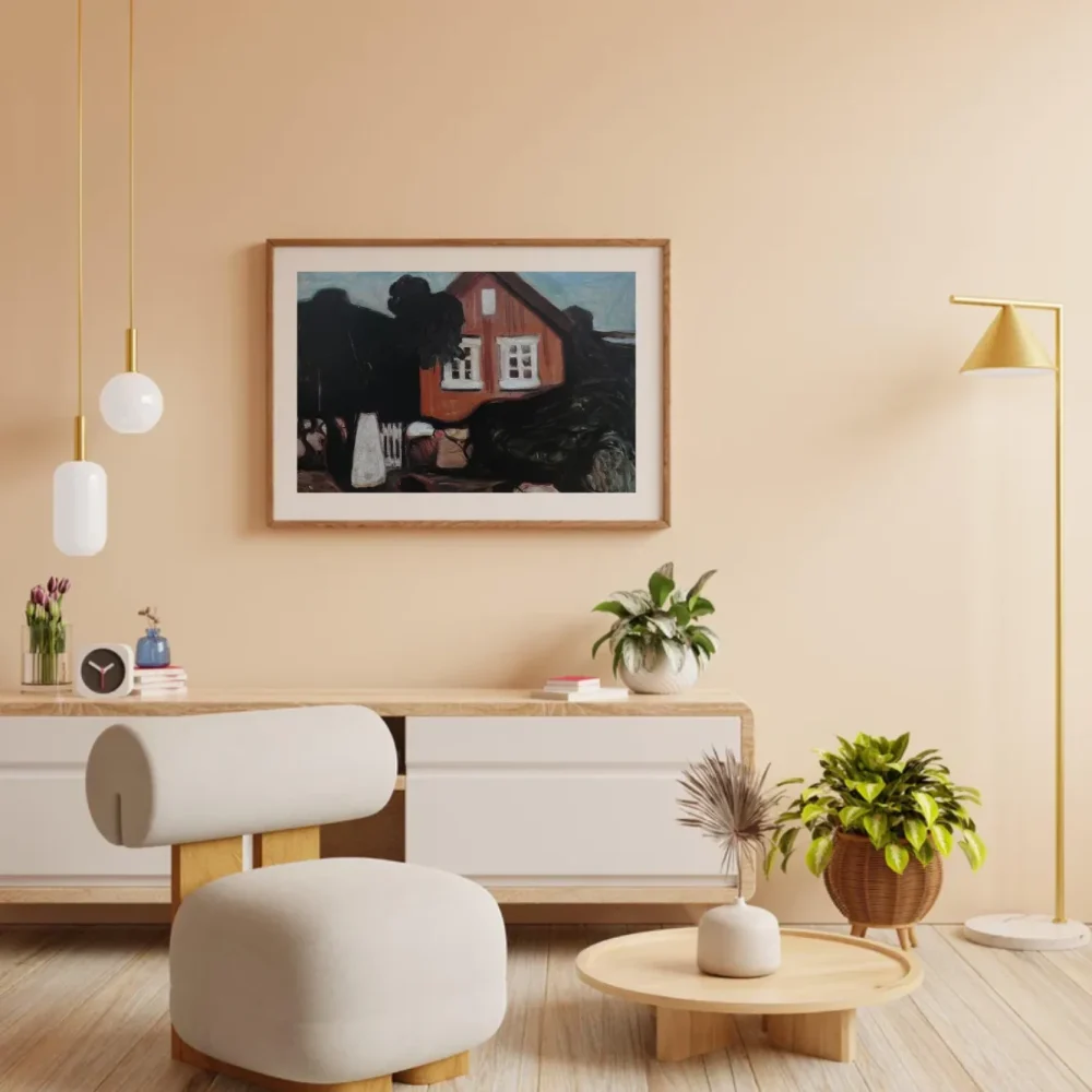Pintar por números Casa a la luz de la luna – foto 3