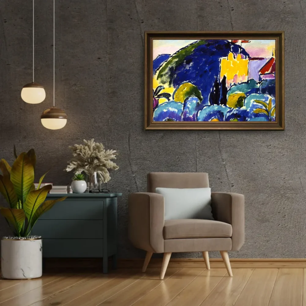 Pintar por números Casa amarilla en Bordighera – foto 2