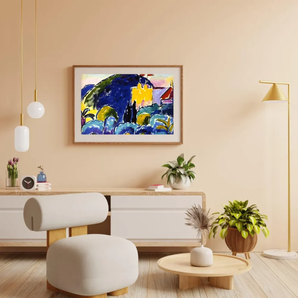 Pintar por números Casa amarilla en Bordighera – foto 3