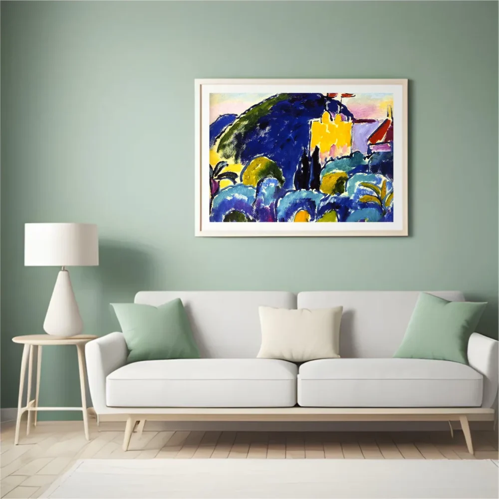Pintar por números Casa amarilla en Bordighera – foto 4