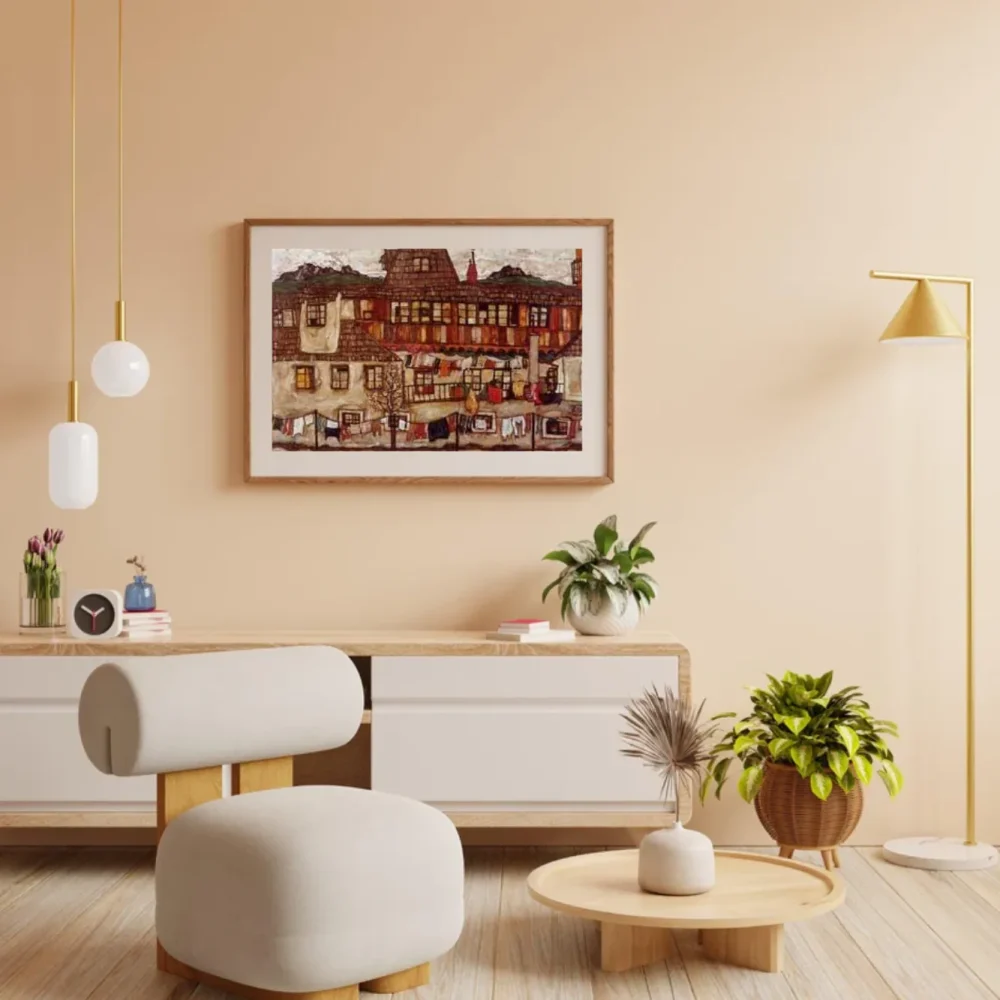Pintar por números Casa con ropa tendida – foto 3