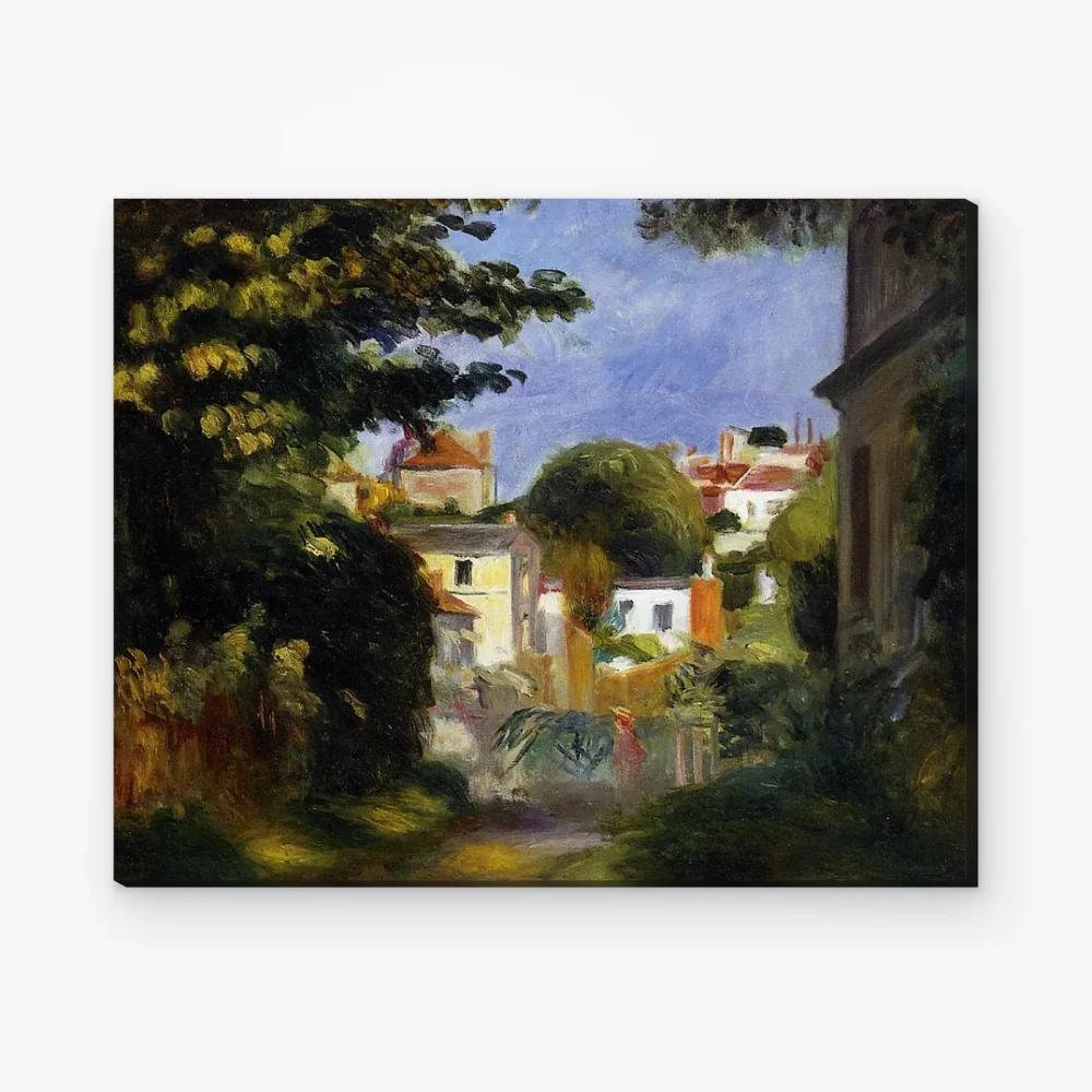 Pintar por Números - Casa y figura entre los árboles