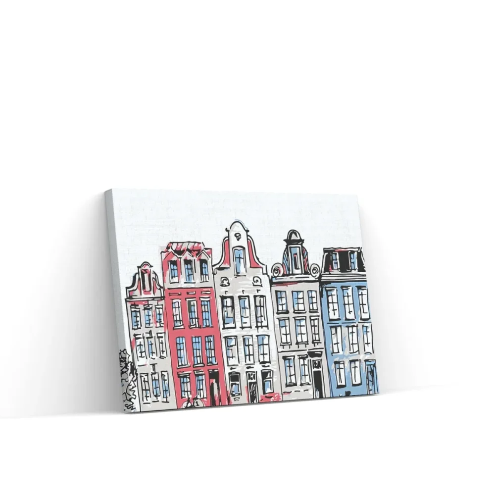 Pintar por números Casas de Ámsterdam