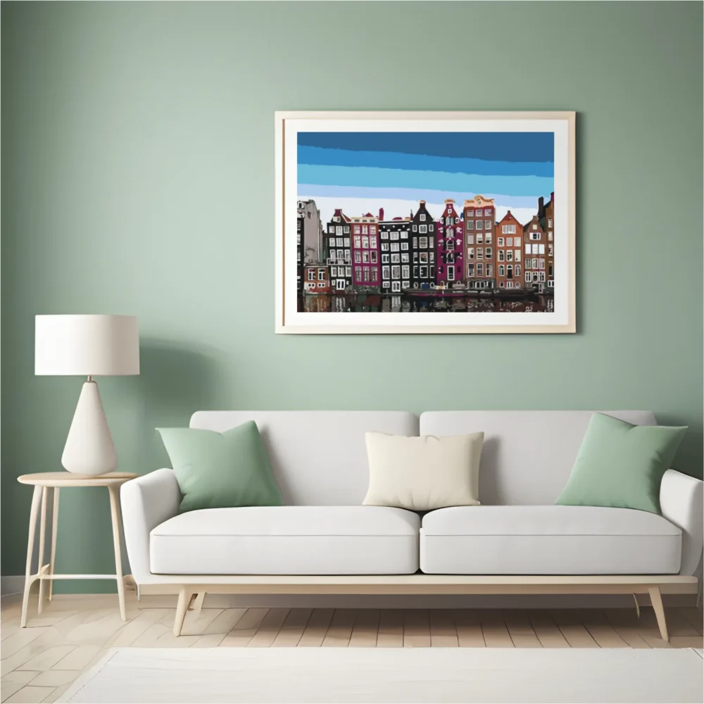 Pintar por números Casas de Ámsterdam 2 – foto 5