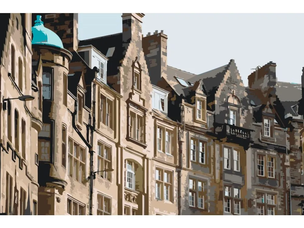 Pintar por números Casas de Edimburgo – foto 2