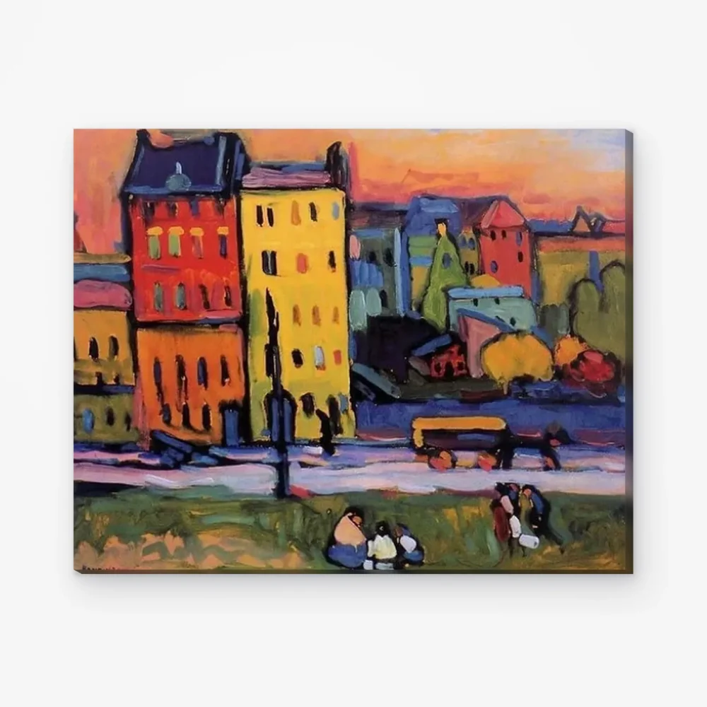 Pintar por Números - Casas en Múnich