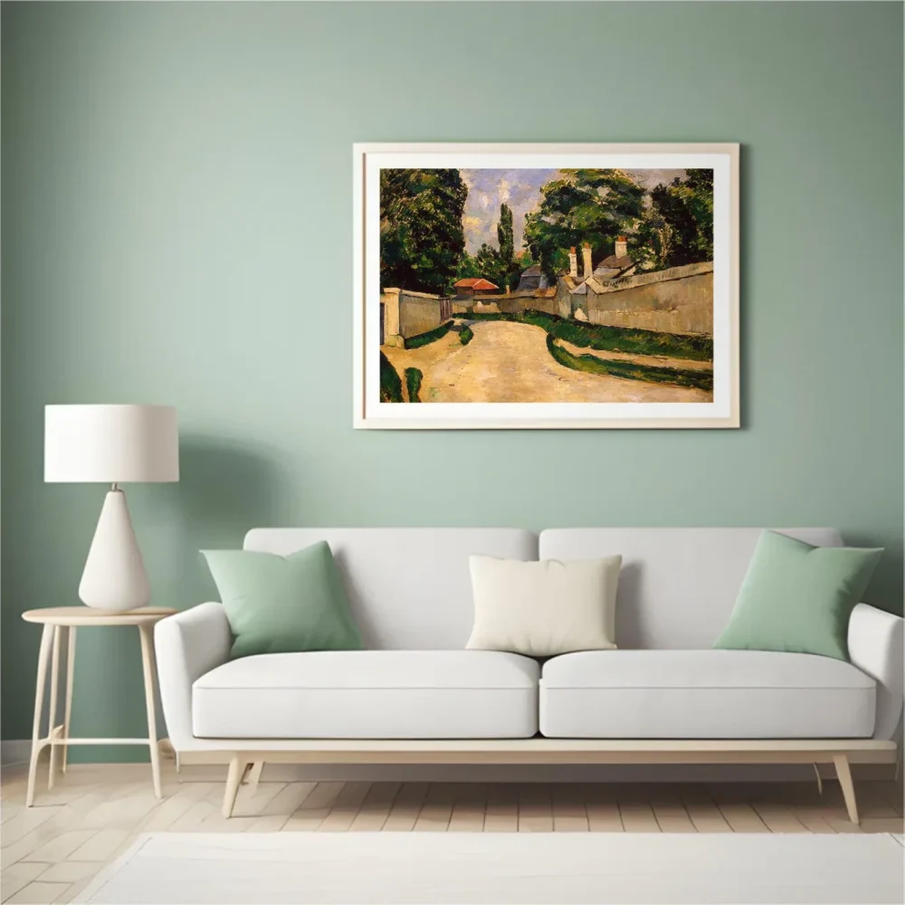 Pintar por números Casas junto a un camino – foto 4