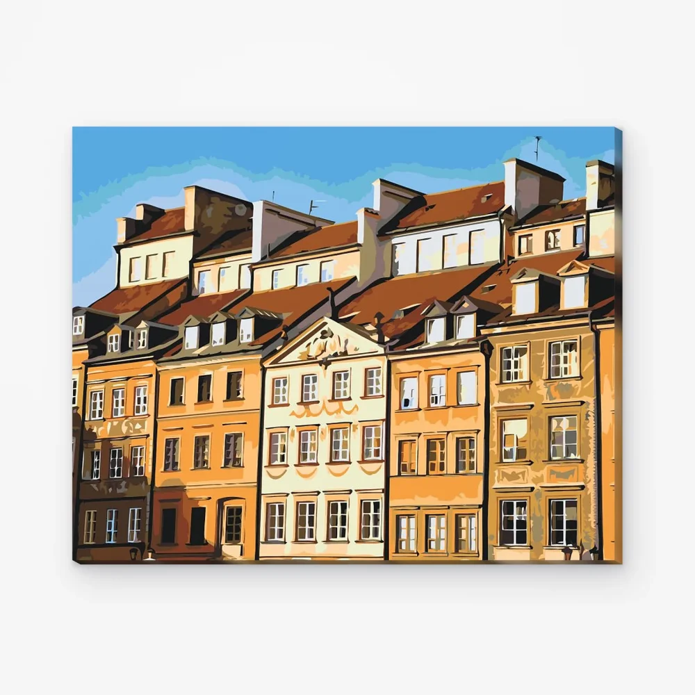 Pintar por Números - Casco antiguo de Varsovia