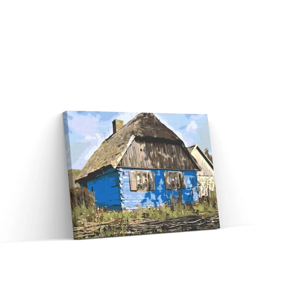 Pintar por números Casita de campo