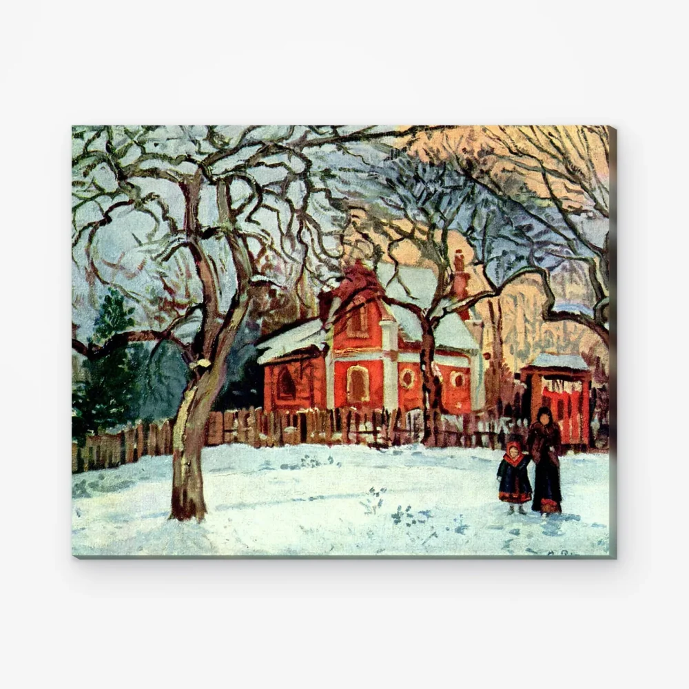 Pintar por Números - Castaños en Louveciennes, invierno