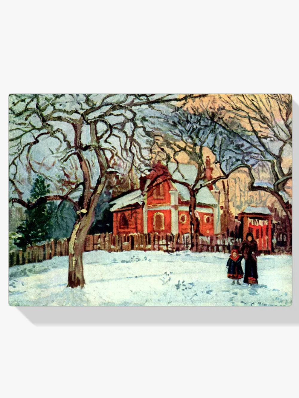 Pintar por números Castaños en Louveciennes, invierno