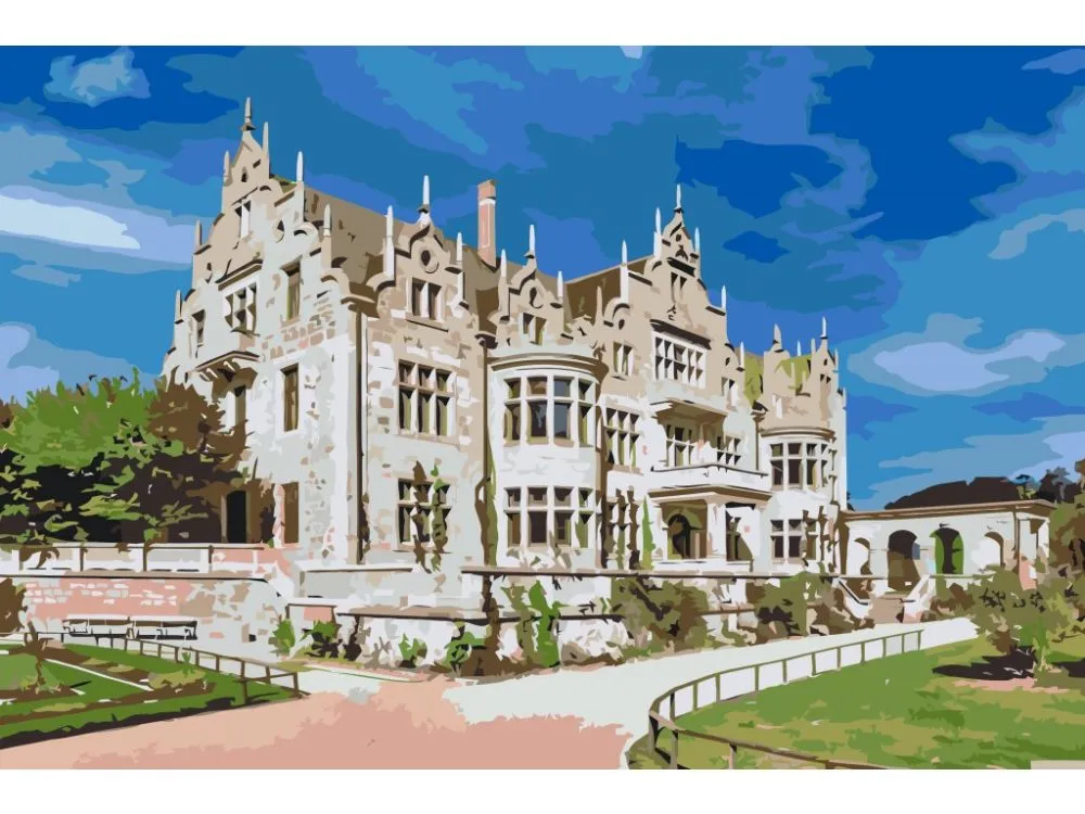 Pintar por números Castillo de Altenstein, Alemania – foto 2