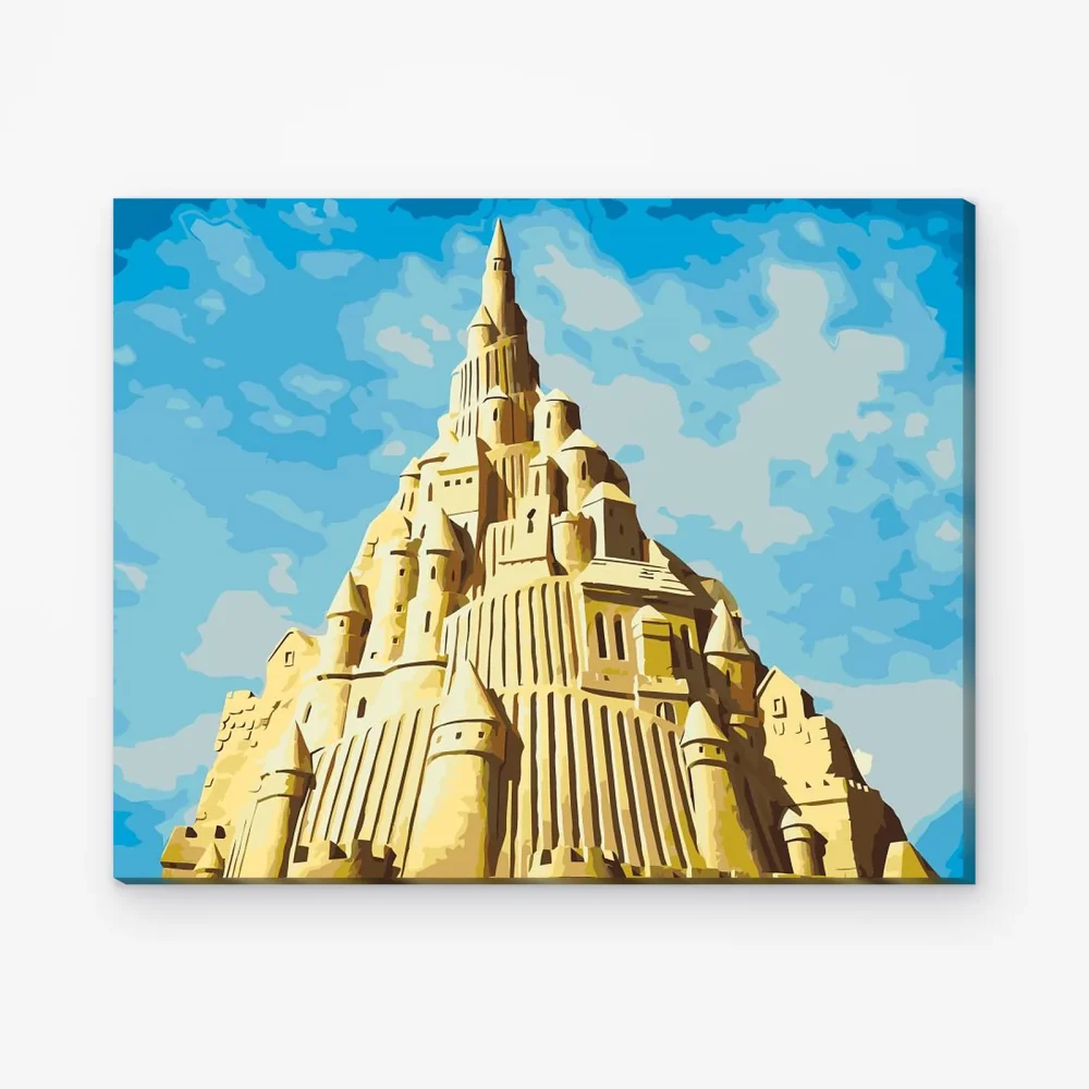Pintar por Números - Castillo de arena