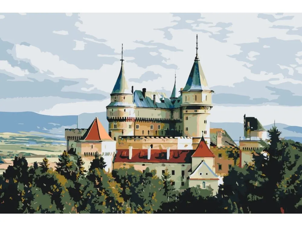 Pintar por números Castillo de Bojnice – foto 2