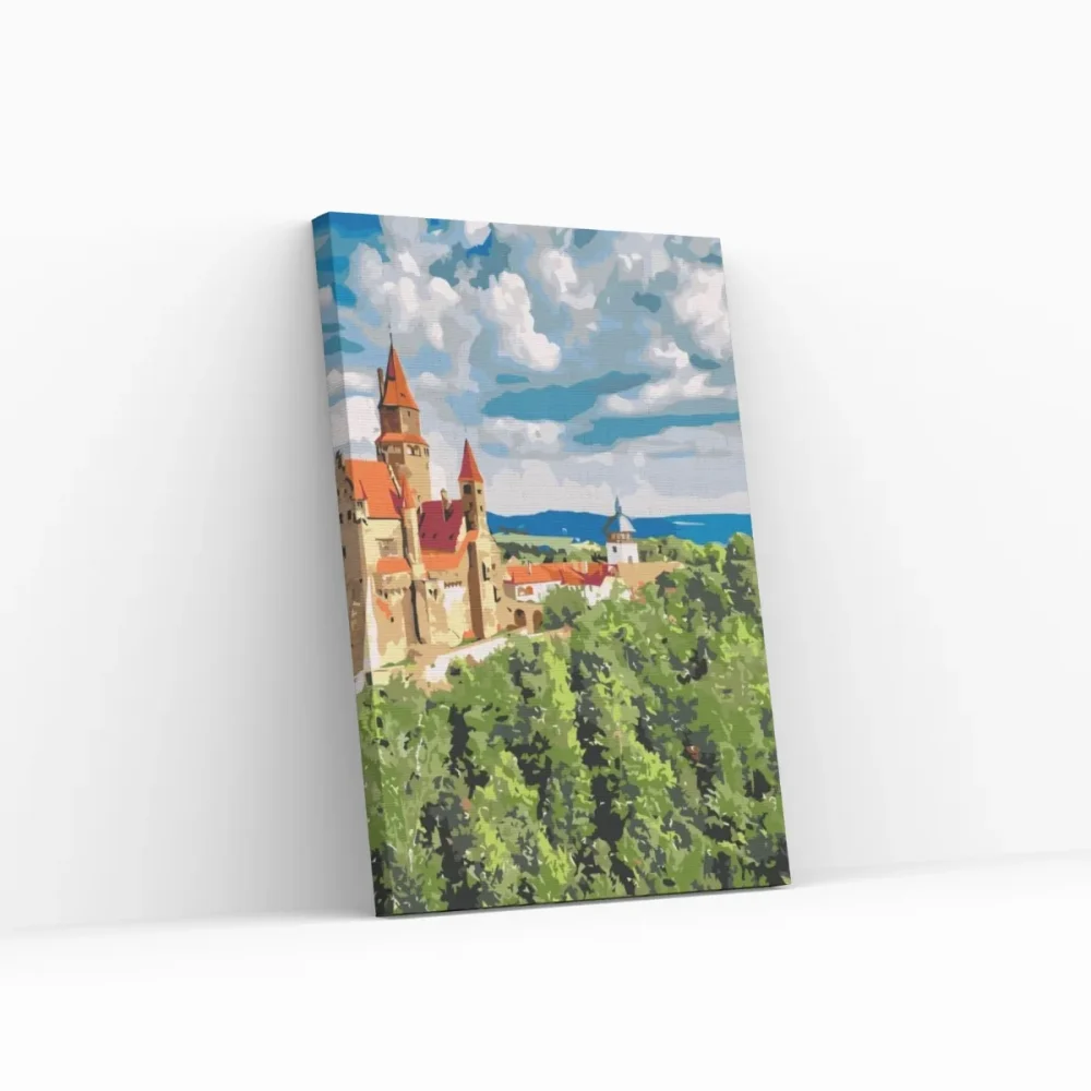 Pintar por números Castillo de Bouzov 2