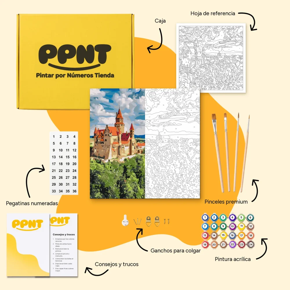 Pintar por Números - Castillo de Bouzov 2