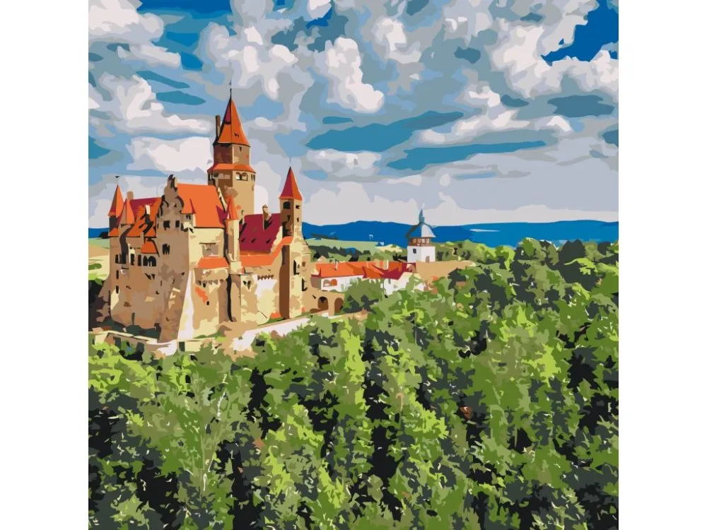 Pintar por números Castillo de Bouzov 2 – foto 2