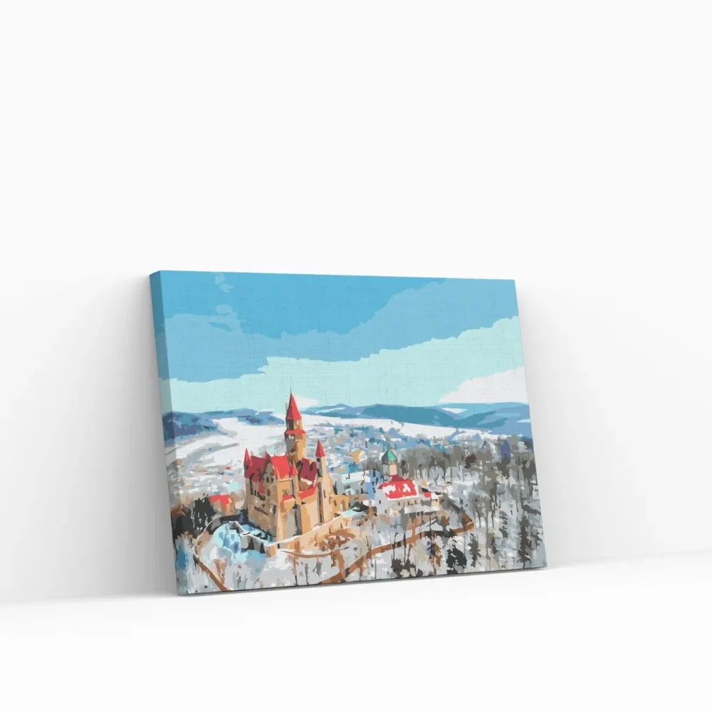 Pintar por números Castillo de Bouzov 3
