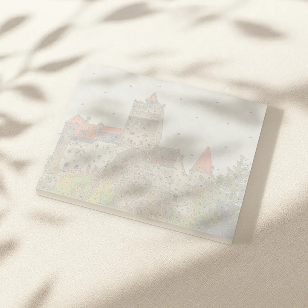 Pintar por Números - Castillo de Bran, Rumanía