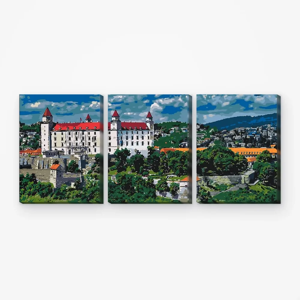 Pintar por Números - Castillo de Bratislava (set de 3)