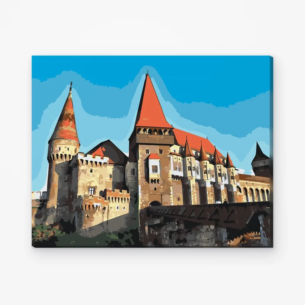 Pintar por Números - Castillo de Corvin, Rumanía 2