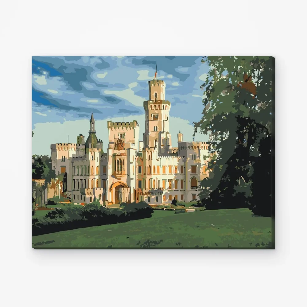 Pintar por Números - Castillo de Hluboká 2