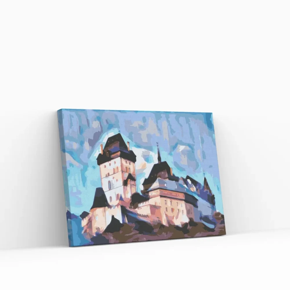 Pintar por números Castillo de Karlštejn