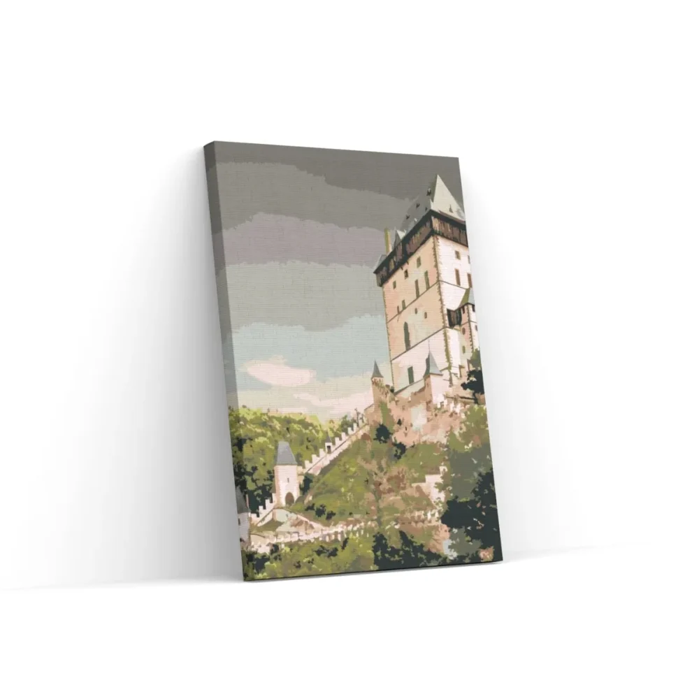 Pintar por números Castillo de Karlštejn 2