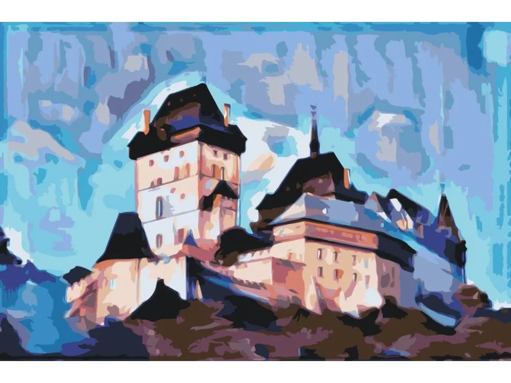 Pintar por números Castillo de Karlštejn – foto 2