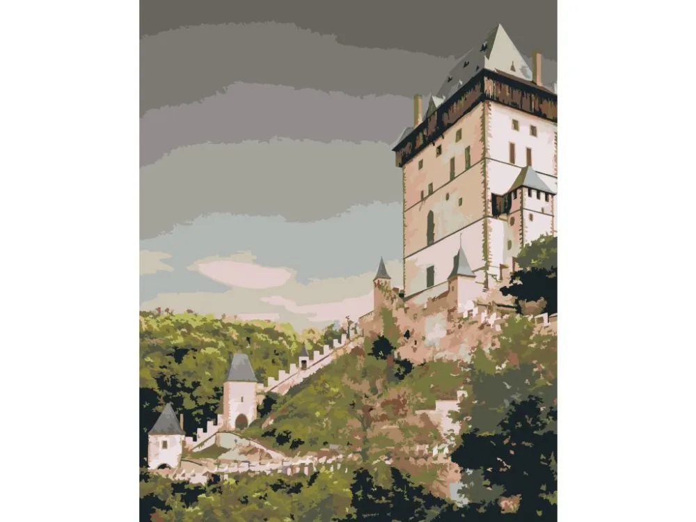 Pintar por números Castillo de Karlštejn 2 – foto 2