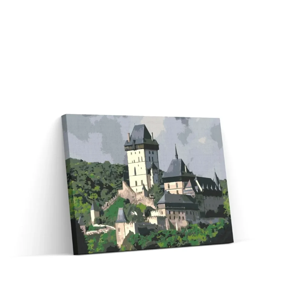Pintar por números Castillo de Karlštejn 3
