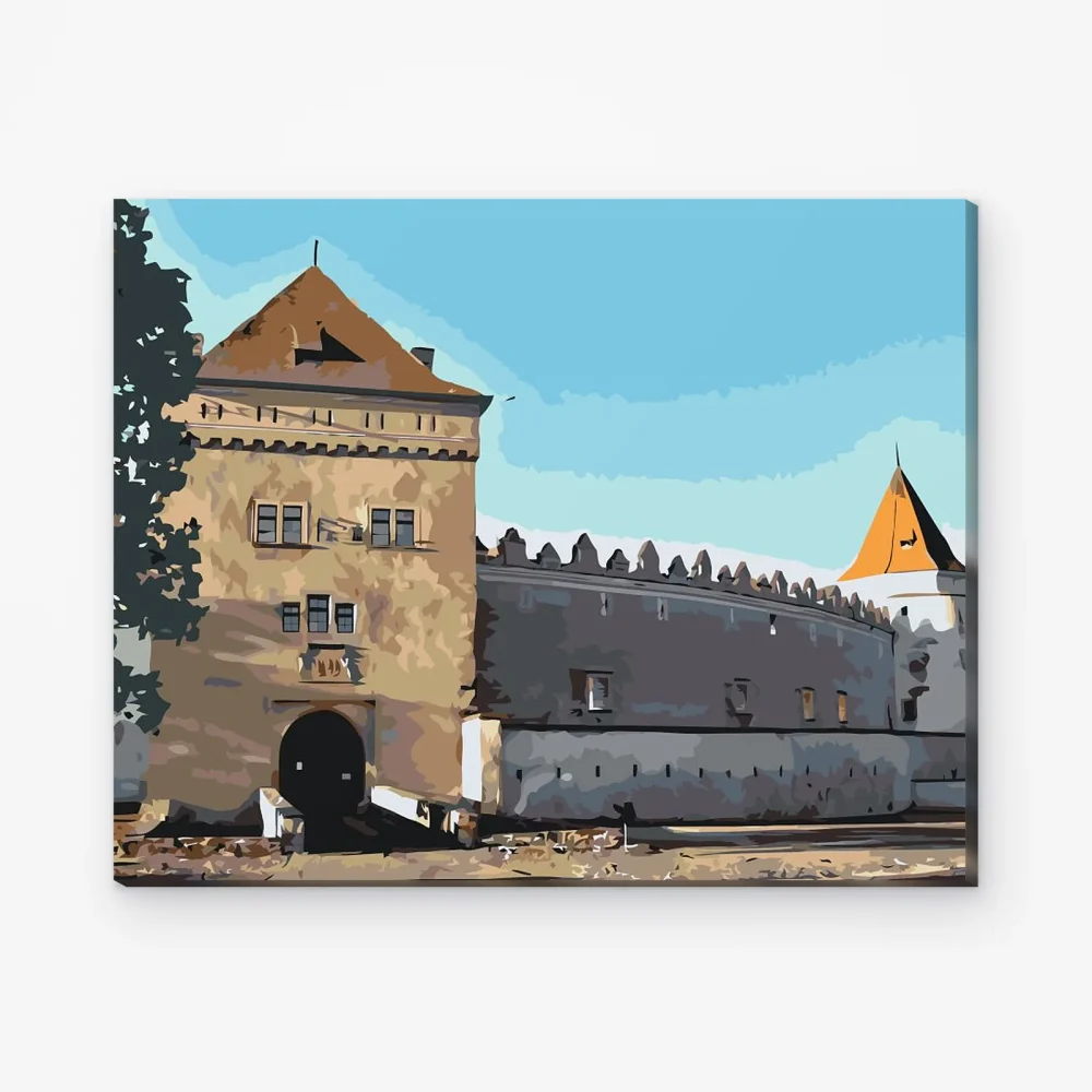 Pintar por Números - Castillo de Kežmarok, Eslovaquia